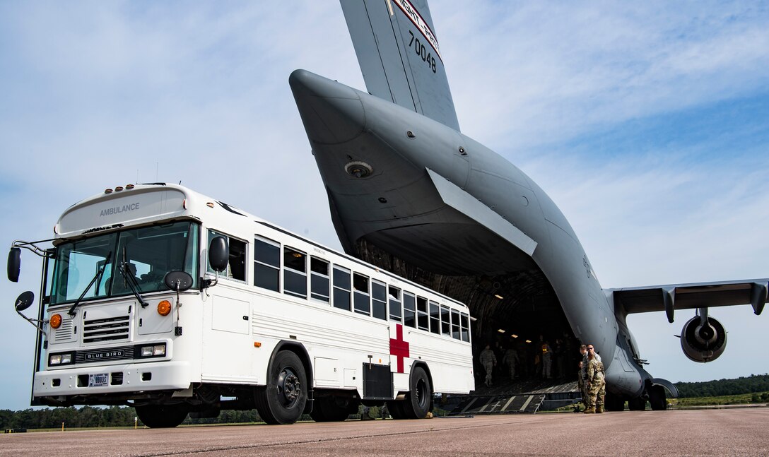 Reserve Citizen Airmen participating in exercise