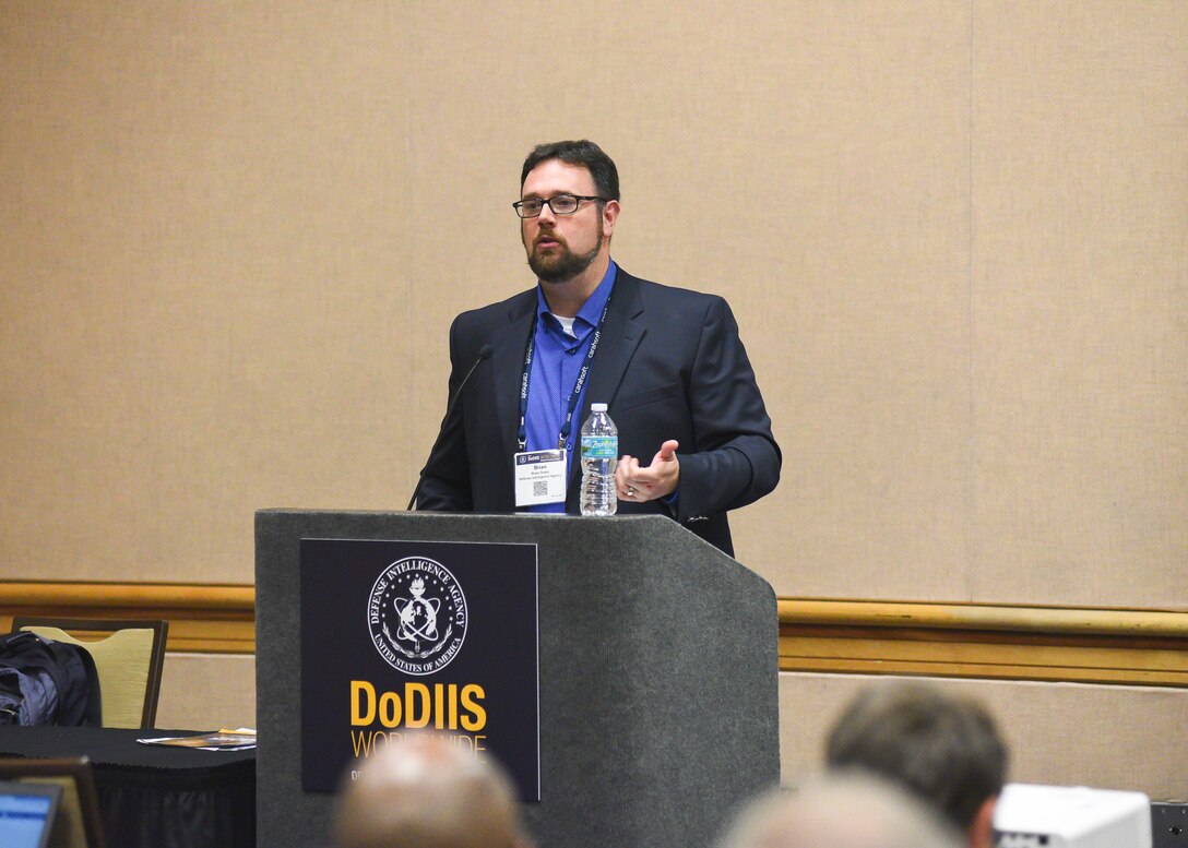 Brian Drake, the Defense Intelligence Agency's science and technology director of artificial intelligence, gives an update on the SABLE SPEAR program, a mass data analytics tool that uses open sources and machine learning to understand the synthetic opioid supply chain.