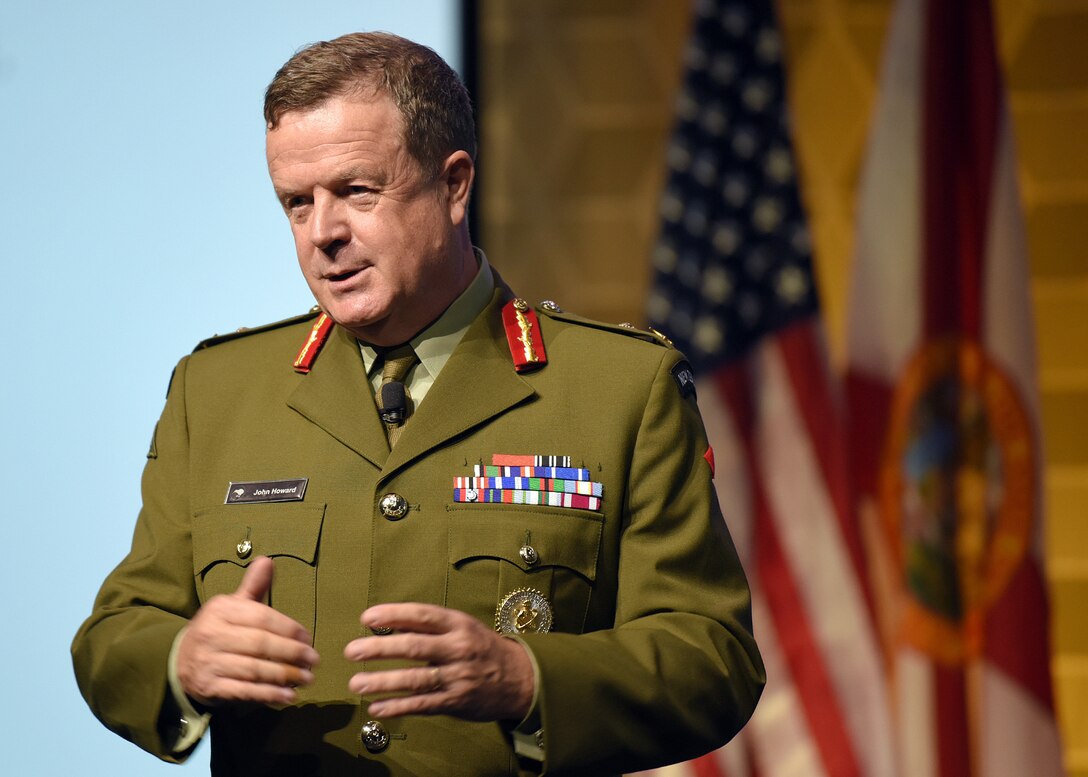 The Defense Intelligence Agency’s Deputy Director for Commonwealth Integration Maj. Gen. John Howard