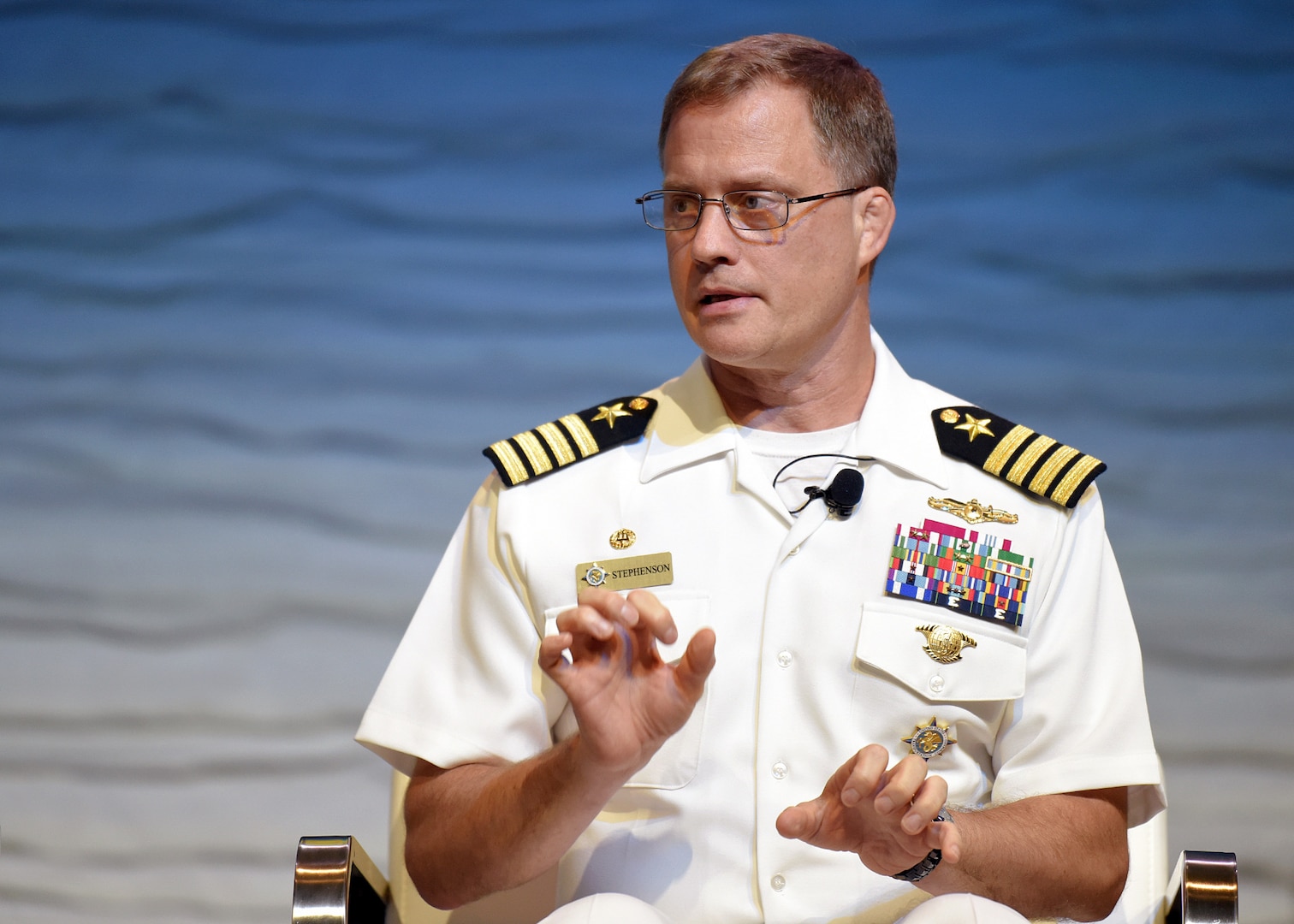 Capt. Henry A. Stephenson, U.S. Transportation Command director of intelligence, discusses the challenges of intelligence support to cyber defense