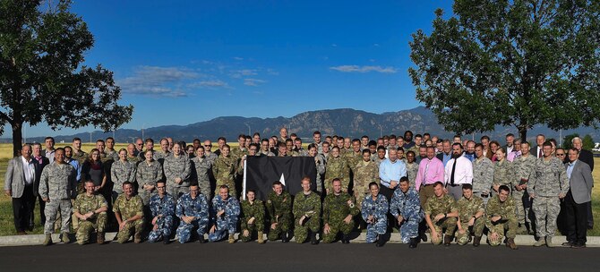 Coalition partners from Australia, Canada, Great Britain and the United States join Space Flag’s first coalition exercise, Colorado Springs, Colorado, Aug. 12-16, 2019. Space Flag 19-3 integrated its Allied partners in Air Force Space Command’s “Fight Tonight” exercise focused on using current capabilities to deter, deny and disrupt adversarial actions in the space domain. (Courtesy photo)