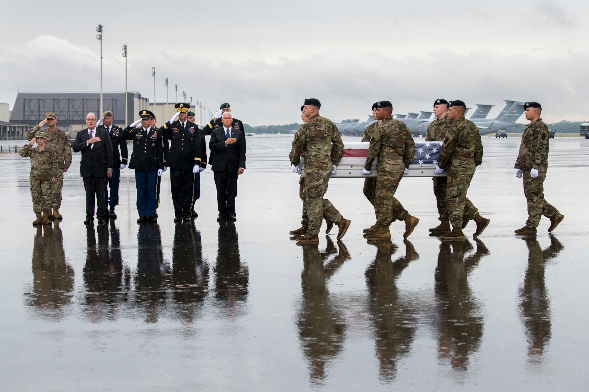 Dignified Transfer of Master Sgt. Luis F. DeLeon Figueroa