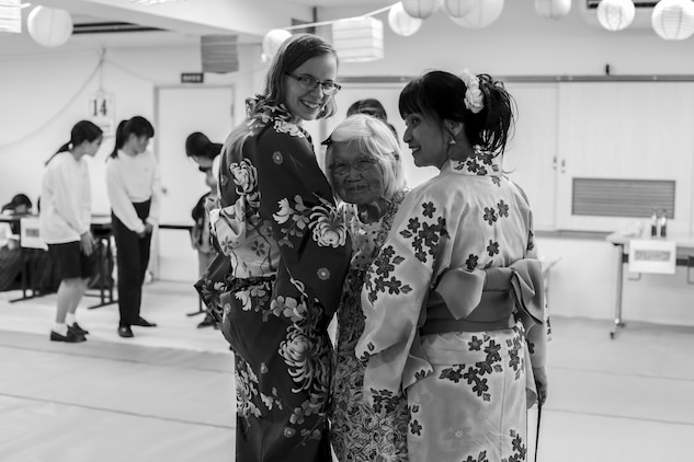 Folk songs and friendships; dancing Bon Odori