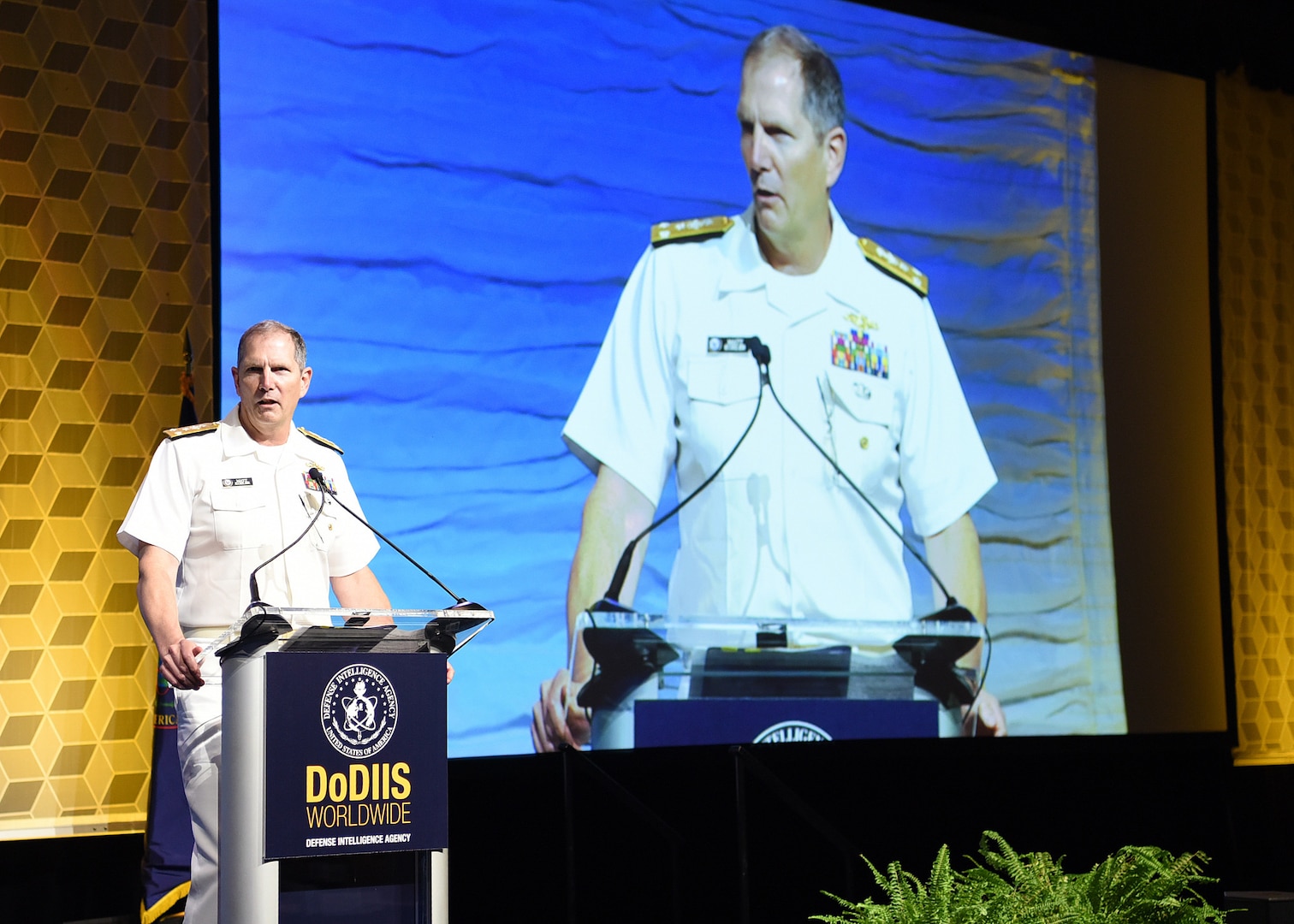 Director of Naval Intelligence and Deputy Chief of Naval Operations for Information Warfare Vice Adm. Matthew J. Kohler explains dynamic maritime operations and the role of information warfare in the Navy’s tactical grid