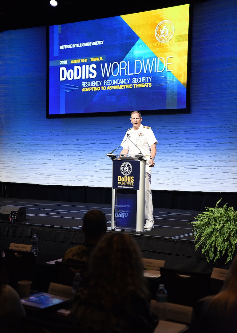 Director of Naval Intelligence and Deputy Chief of Naval Operations for Information Warfare Vice Adm. Matthew J. Kohler explains dynamic maritime operations and the role of information warfare in the Navy’s tactical grid