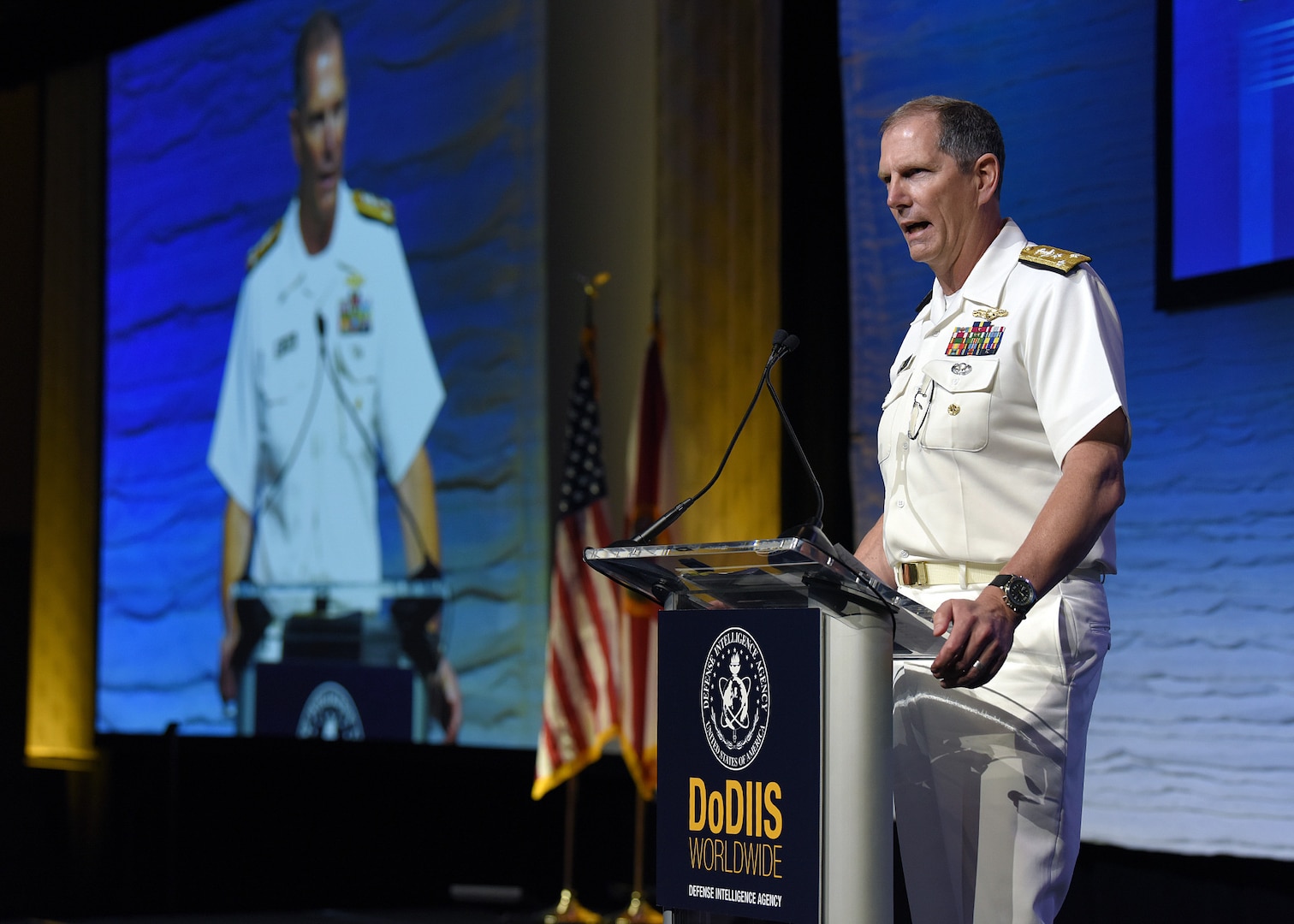 Director of Naval Intelligence and Deputy Chief of Naval Operations for Information Warfare Vice Adm. Matthew J. Kohler explains dynamic maritime operations and the role of information warfare in the Navy’s tactical grid