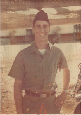 Sgt. David Wandel, a 28th Air Refueling Squadron boom operator, stands alongside his family in an undated holiday photo. In December 1975, Wandel and three of his fellow crewmembers – Capt. Martin E. Graham Jr., Capt. Joseph M. Furda and 1st Lt. Karwin M. Plucker – passed away in a plane crash just south of Eielson Air Force Base, Alaska. There was a memorial dedicated to the Ellsworth based crew in June 1976. (Courtesy Photo)