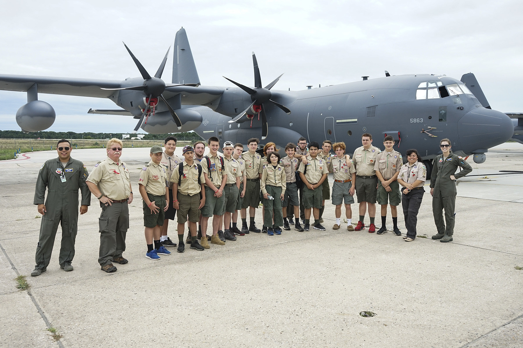 106th Rescue Wing gives tour to Scout troop after tragedy gt National
