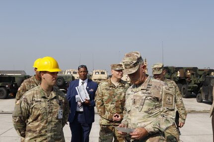 LTG Luckey receives transportation brief in Germany