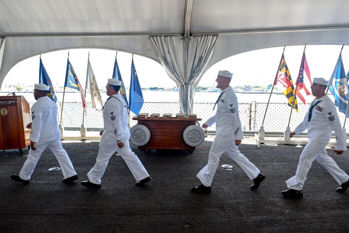 Chief Petty Officer Legacy Academy Graduates 39 on Battleship Missouri Memorial