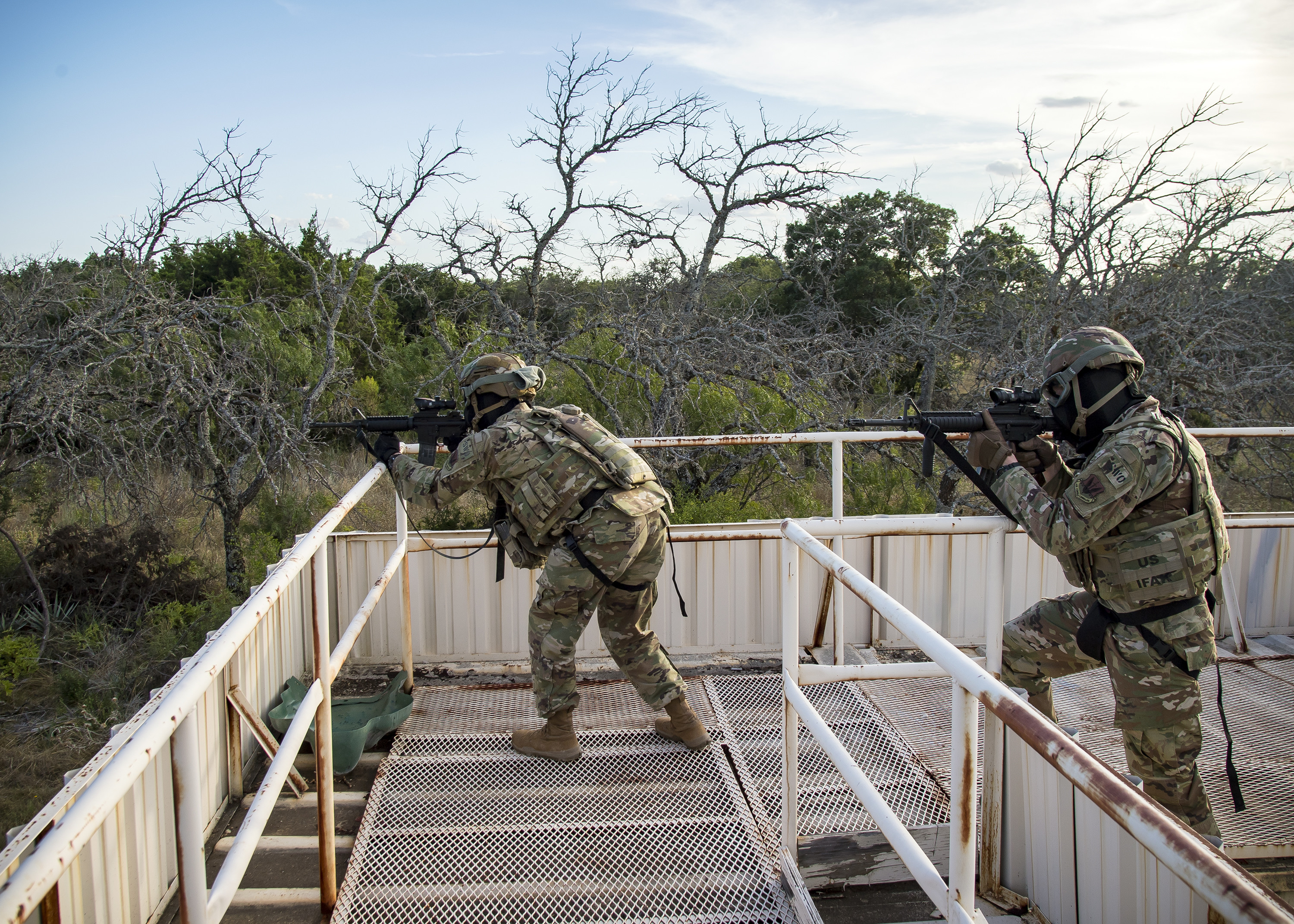 Force on force training enhances weather airmen readiness moody air
