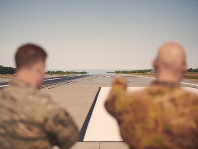 Inspections are done on the flightline daily as a prerequisite to flying and are done alongside preparations ramping up ahead of F-35 Lightning II's arriving at a future date.