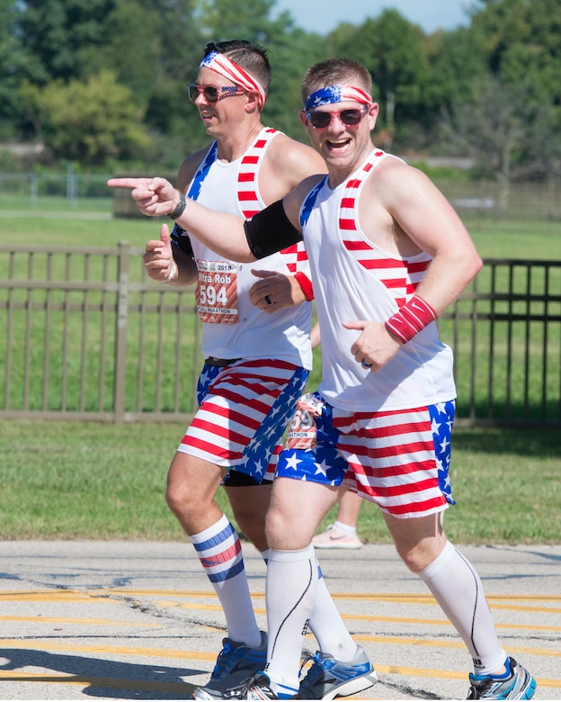 The Air Force Marathon still has openings to register for the 5K on Friday, Sept. 20, or the 10K, half and full marathon on Sept. 21. Runners can also sign up for the Fly, Fight and Win Challenge by running in the 5K, 10K and the half or full marathon. In addition to receiving medals for each corresponding race, runners who participate in the challenge will also receive a special Fly Fight and Win Challenge medal. (U.S. Air Force photo/Michelle Gigante)