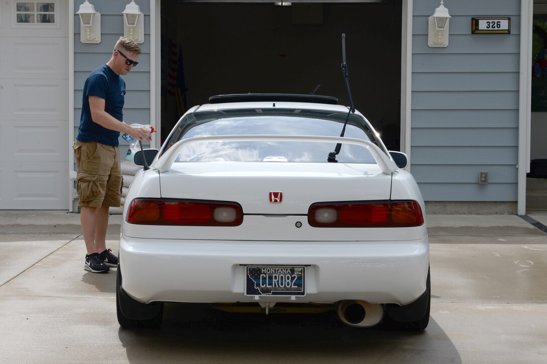 Off duty, Hebert spends his time doing something with cars - whether it’s detailing, racing or playing video games.