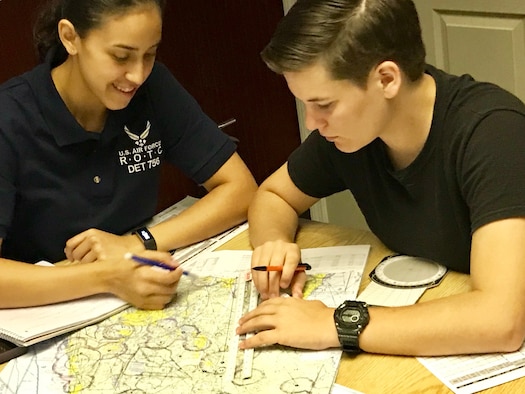 Air Force Junior ROTC cadets at Southeastern University, Lakeland, Florida, study hard through the eight-week Air Force JROTC Flight Academy program for the chance to earn their private pilot certification.  The Air Force Junior ROTC Flight Academy’s mission is to increase the luster of aviation by getting teens excited about aviation, and to increase diversity in the aviation community.  Air Force Junior ROTC is one of the most diverse education programs in the Air Force, with 125,000 cadets at almost 880 units worldwide.