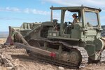 Idaho National Guard Airmen and Soldiers from the 124th Fighter Wing and the 116th Cavalry Brigade Combat Team participate in the Innovative Readiness Training at the Duck Valley Reservation helping repair and build new roads for the Shoshone-Paiute Tribe, Aug 22, 2019. The IRT provides joint training opportunities to increase deployment readiness while benefitting communities.