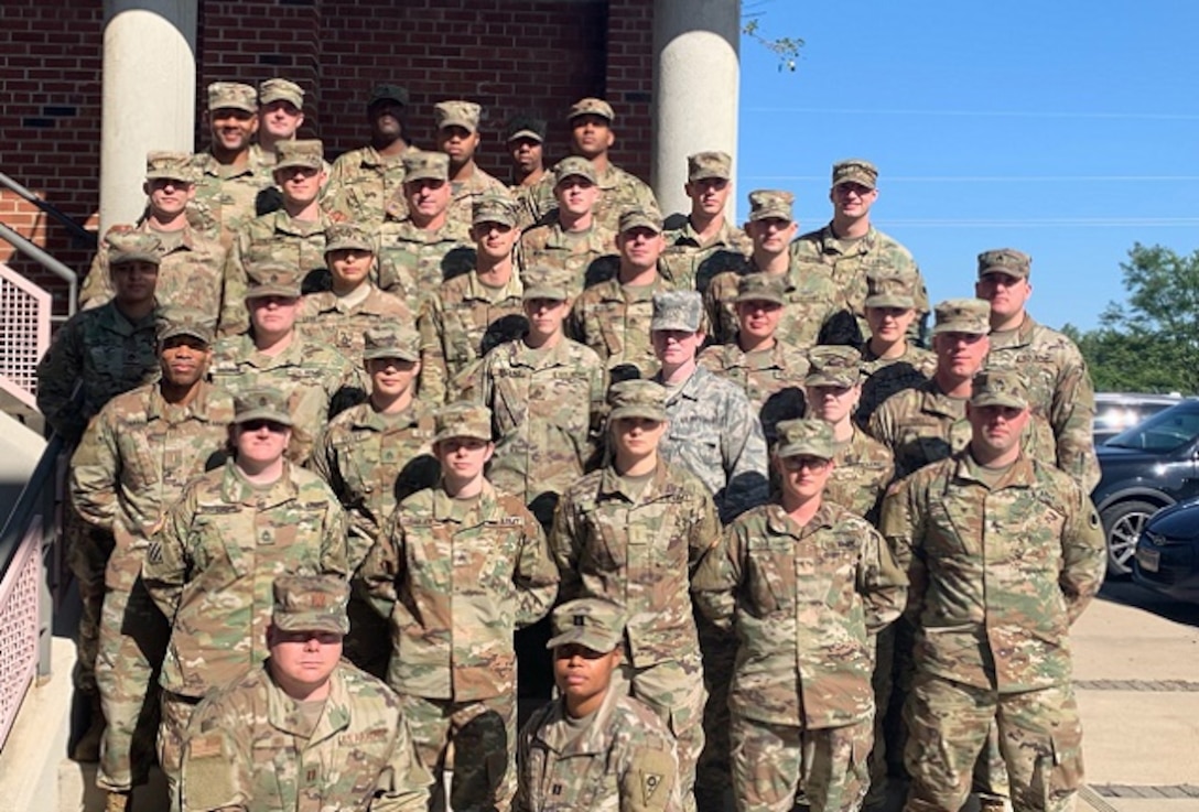 Raymond Bibb, and the Army National Guard class attending the Equal Opportunity Leadership Course (EOLC), August 24, 2019 at Rickenbacker ANG Base, Columbus, Ohio.