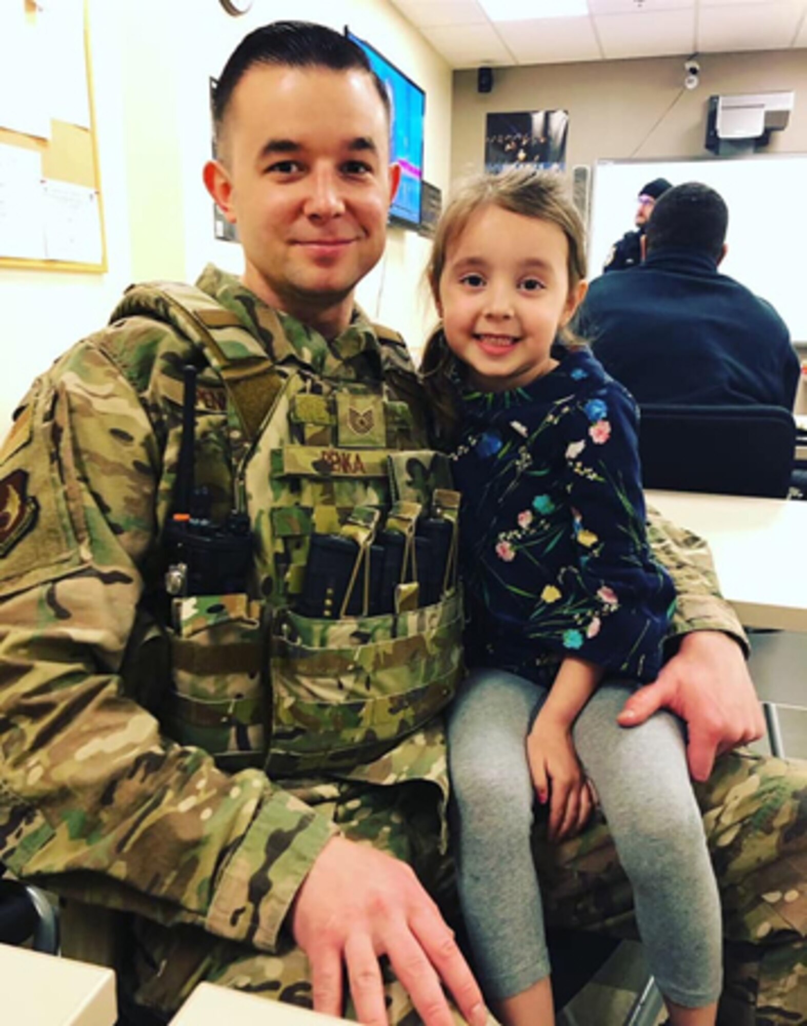 Congratulations to Tech. Sgt. Brian Penka, this week’s 412th Test Wing’s Warrior Spotlight. Penka’s first duty station was Malmstrom Air Force Base, Montana. He was then assigned to Joint Base Andrews, Maryland. He has been deployed Kosovo in 2010. Penka’s five-year goals include: being promoted to master sergeant, testing for senior master sergeant; working towards a Master’s Degree, have a few more children, and living on the East Coast. (Photo courtesy of Tech. Sgt. Brian Penka)