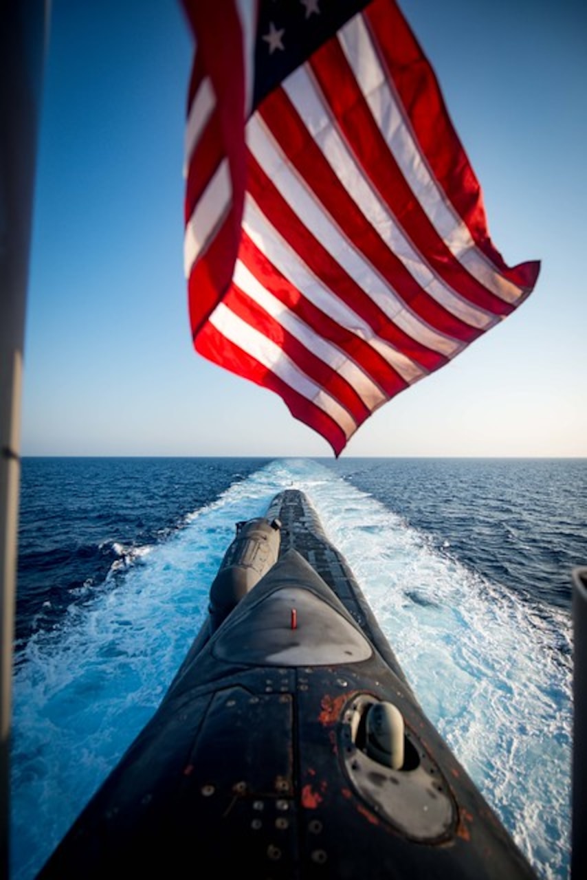 USS Florida in the Mediterranean Sea