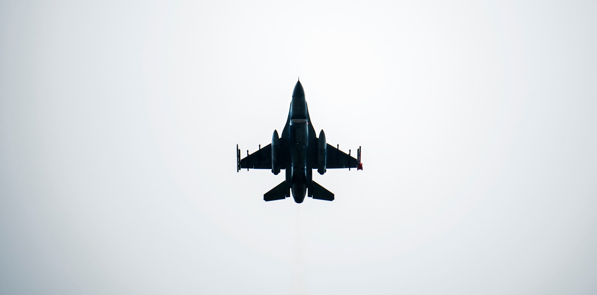 F-16 Fighting Falcon flies over Kunsan Air Base