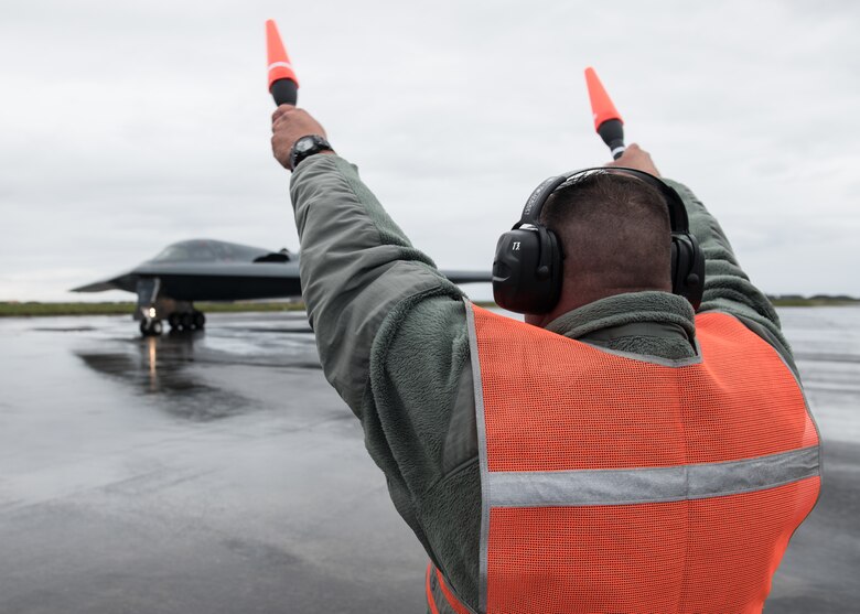 B-2 Spirit lands at Naval Air Station Keflavik, Iceland