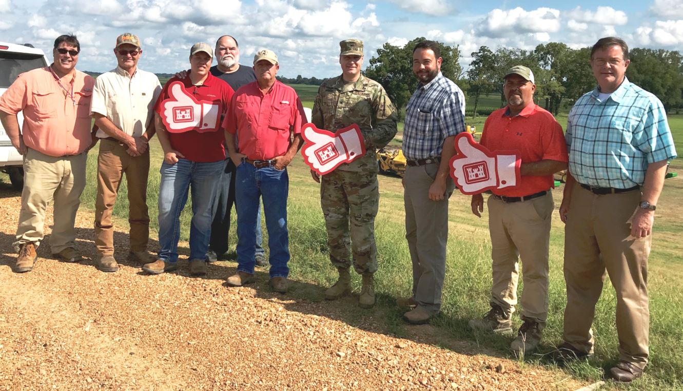 In The Photo Are Memphis District Commander Zachary Miller Fourth From Right Bruce Cook Third From