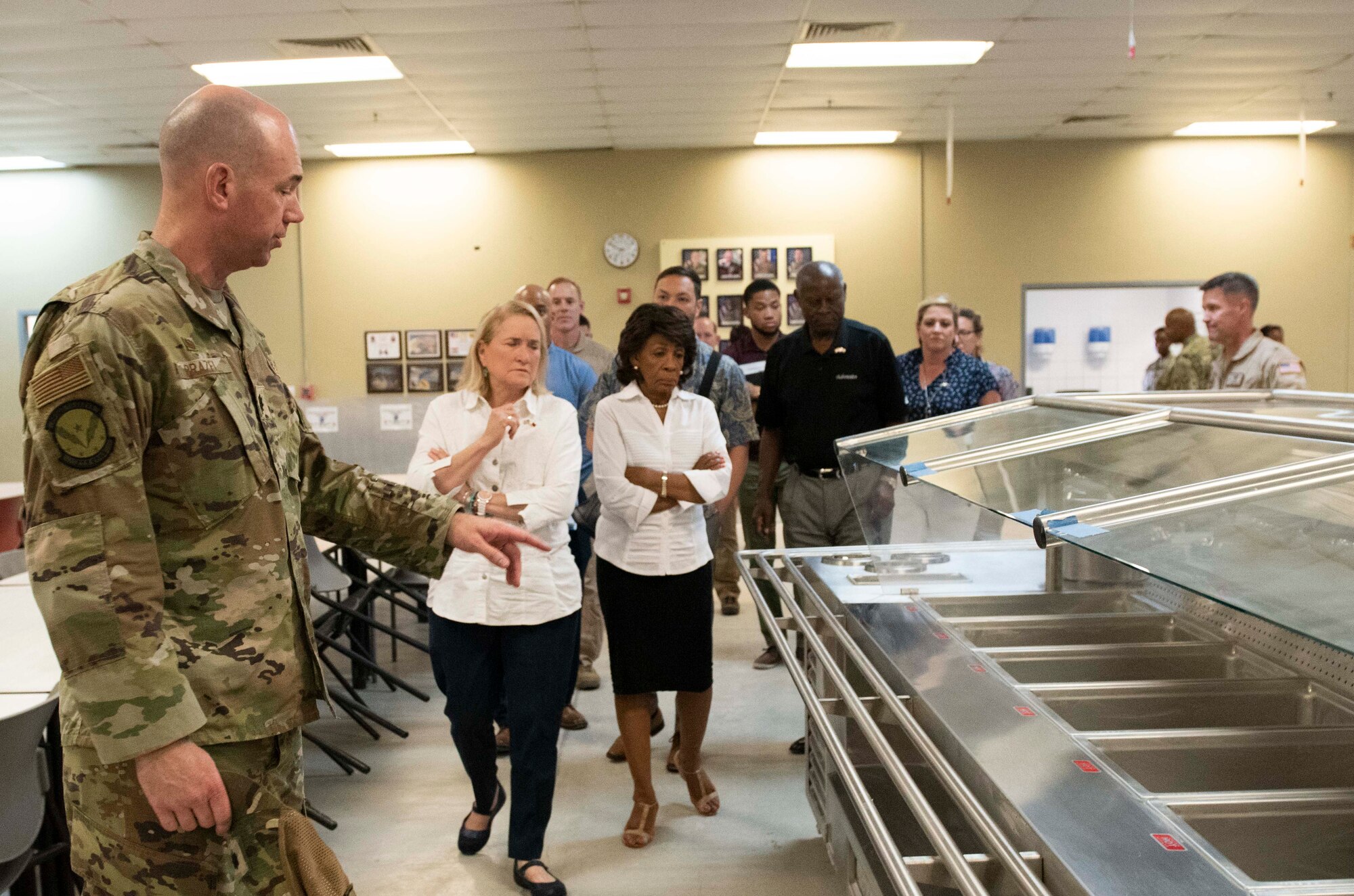 Five members of congress representing California, Texas and Guam, learned about the strategic location, expeditionary mission and enduring presence of AUAB.