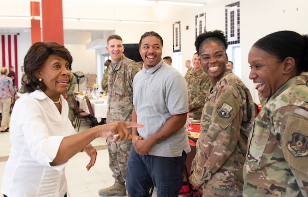 Five members of congress representing California, Texas and Guam, learned about the strategic location, expeditionary mission and enduring presence of AUAB.