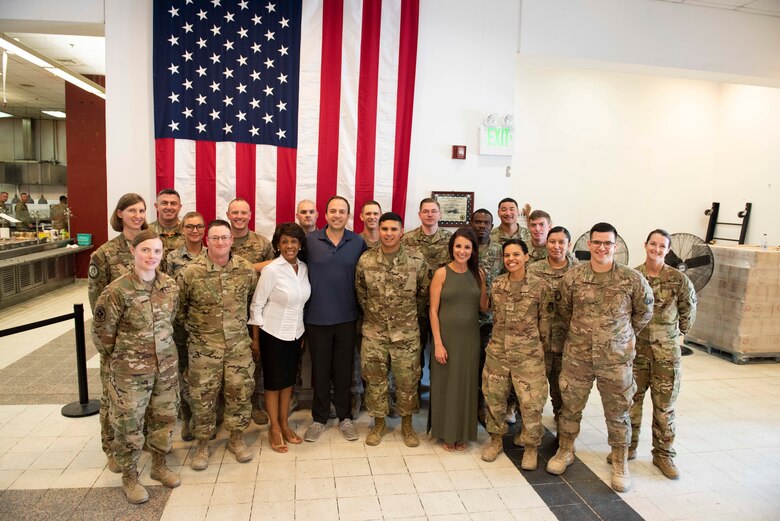 Five members of congress representing California, Texas and Guam, learned about the strategic location, expeditionary mission and enduring presence of AUAB.