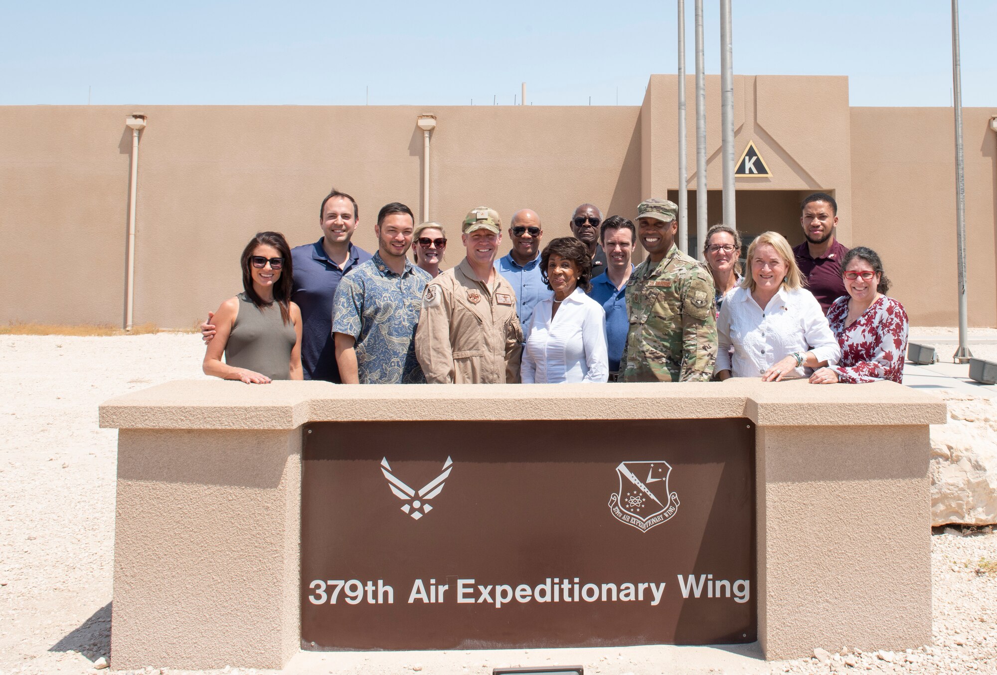 Five members of congress representing California, Texas and Guam, learned about the strategic location, expeditionary mission and enduring presence of AUAB.