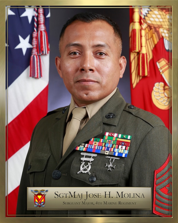 Sergeant Major Jose H. Molina biophoto.