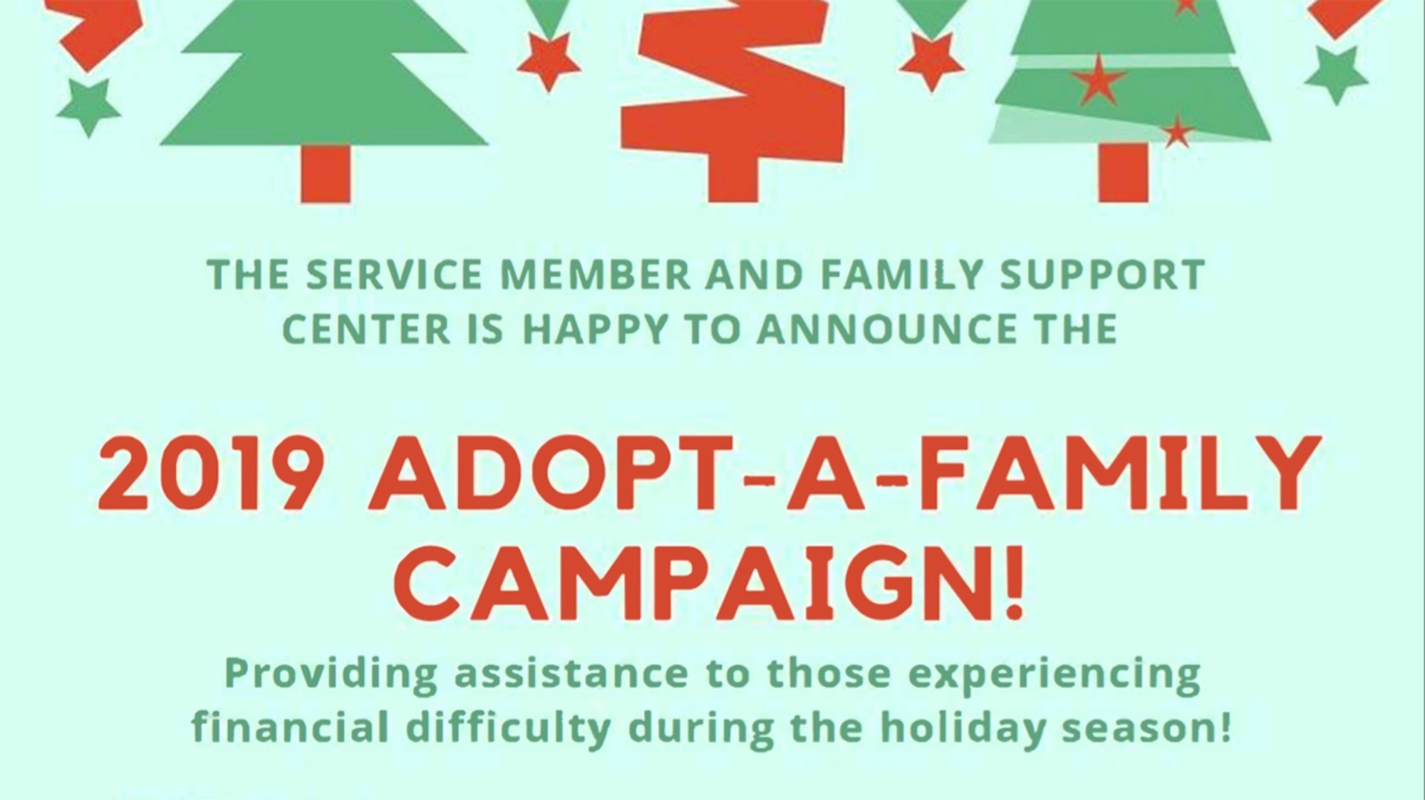 Adopt-a-Family Graphic