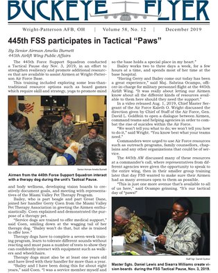 The December 2019 issue of the Buckeye Flyer is now available. The official publication of the 445th Airlift Wing includes eight pages of stories, photos and features pertaining to the 445th Airlift Wing, Air Force Reserve Command and the U.S. Air Force.