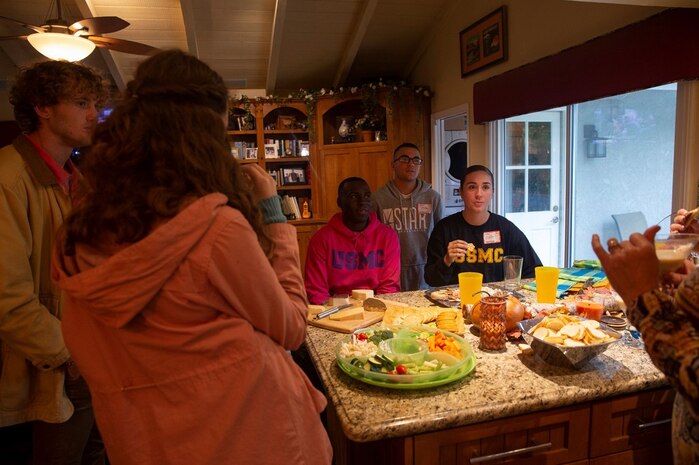 Families adopt a Marine for the Thanksgiving Holiday