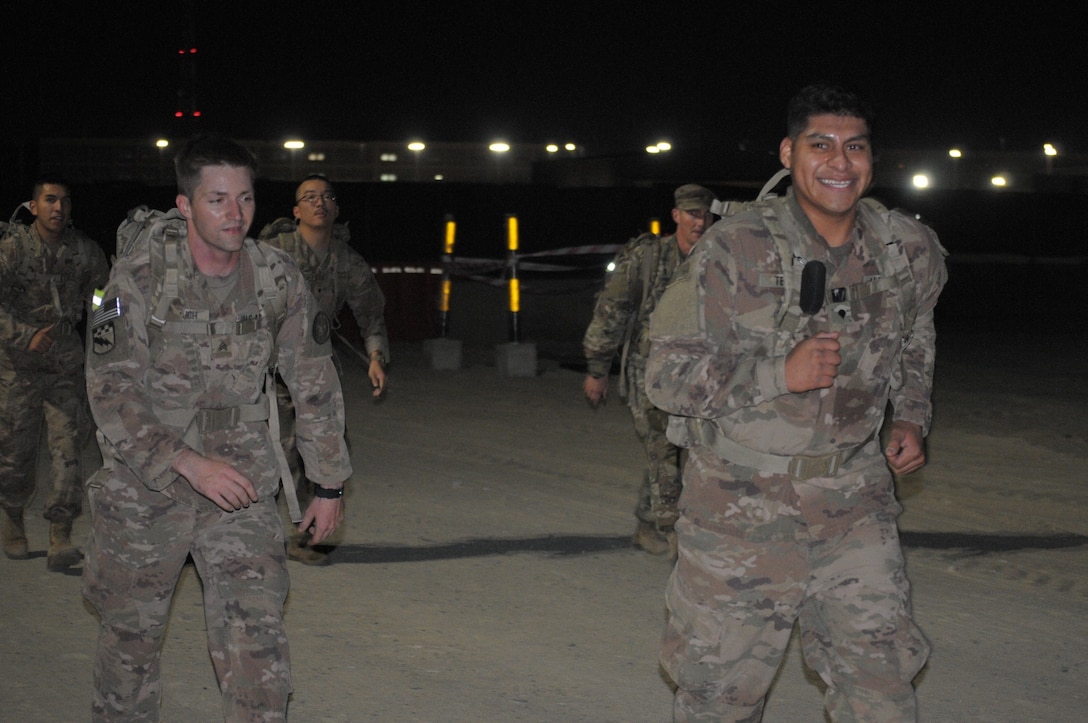 Norwegian Foot March at Camp Arifjan