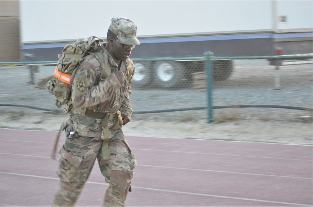 Norwegian Foot March at Camp Arifjan