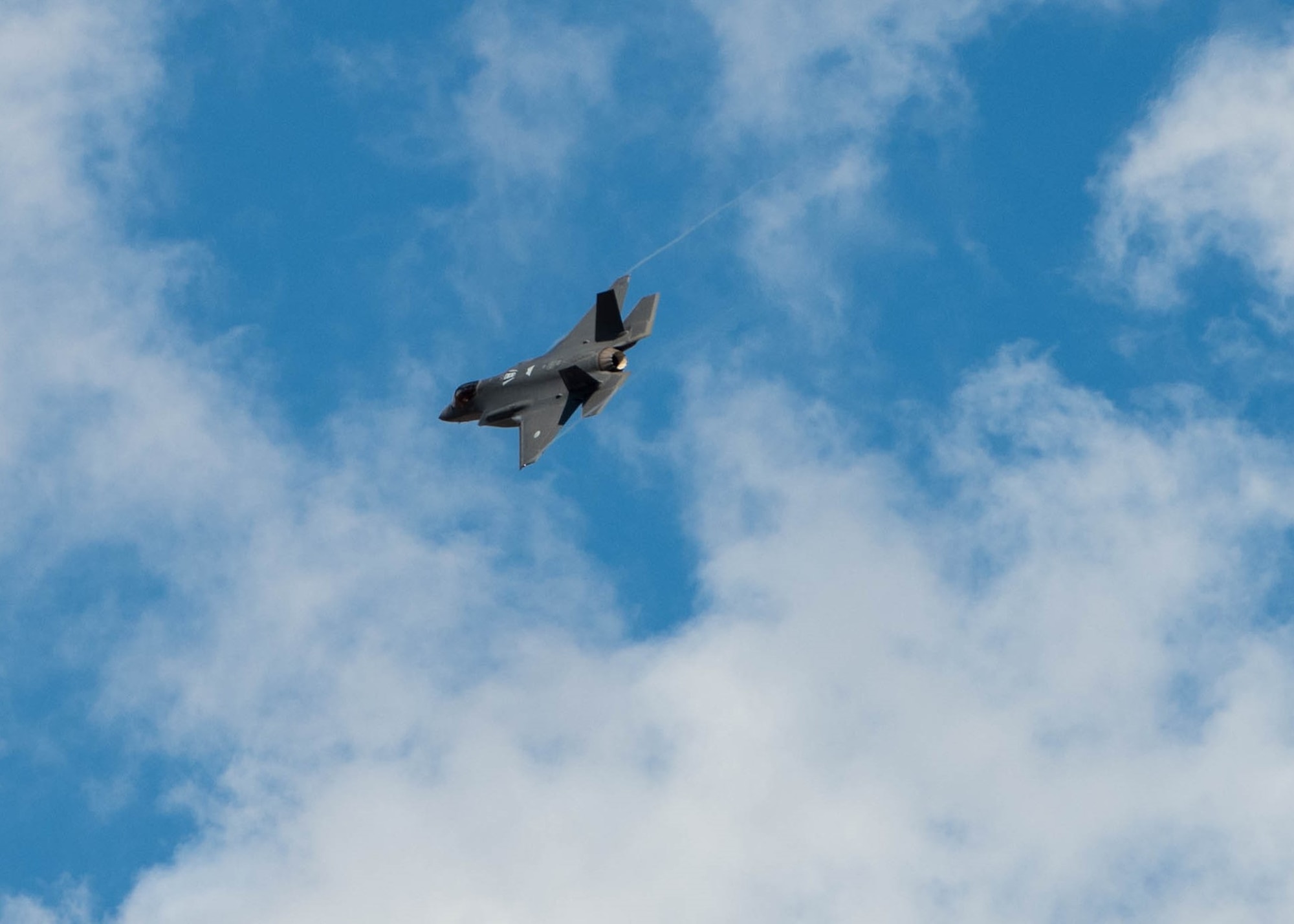 308th FS F-35A Lightning IIs soar in the sky