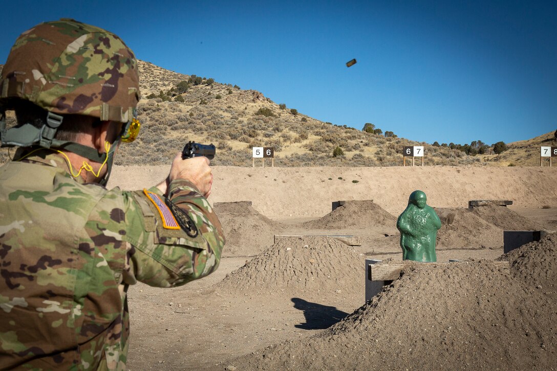 807th Medical Command (Deployment Support) Conducts M9 Weapons Qualification