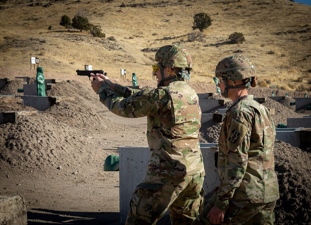 807th Medical Command (Deployment Support) Conducts M9 Weapons Qualification