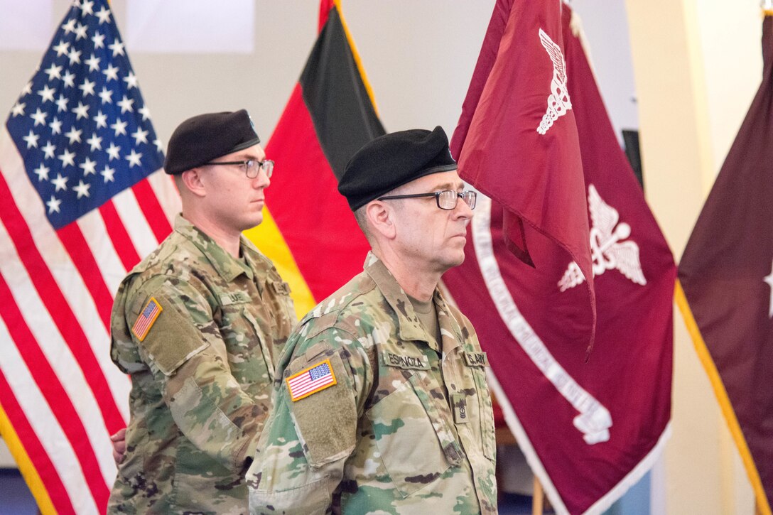 Army Reserve Medical Support Unit transfers authority of DWMMC in Germany