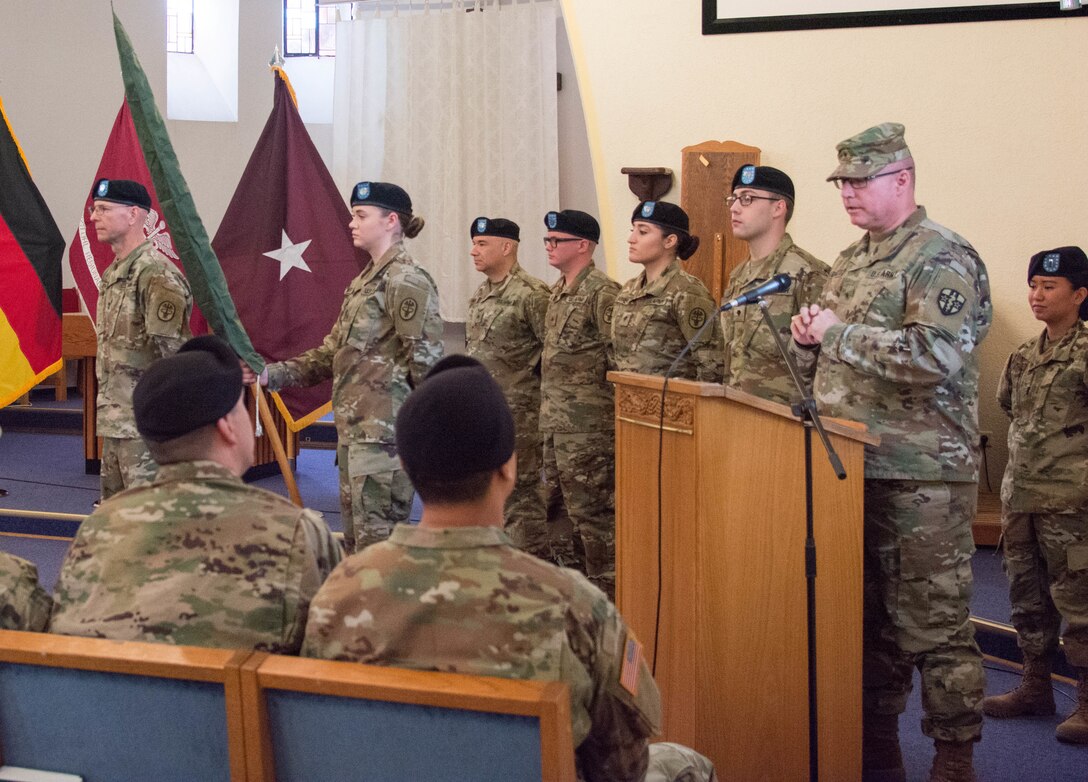 Army Reserve Medical Support Unit transfers authority of DWMMC in Germany