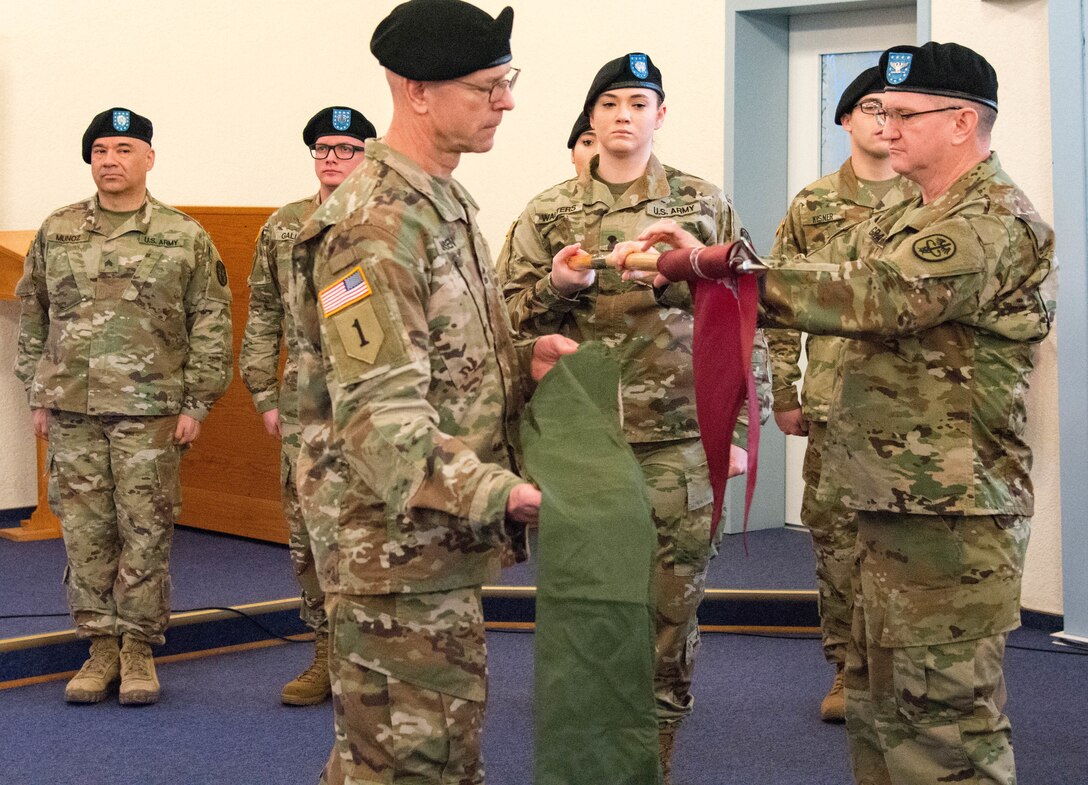 Army Reserve Medical Support Unit transfers authority of DWMMC in Germany