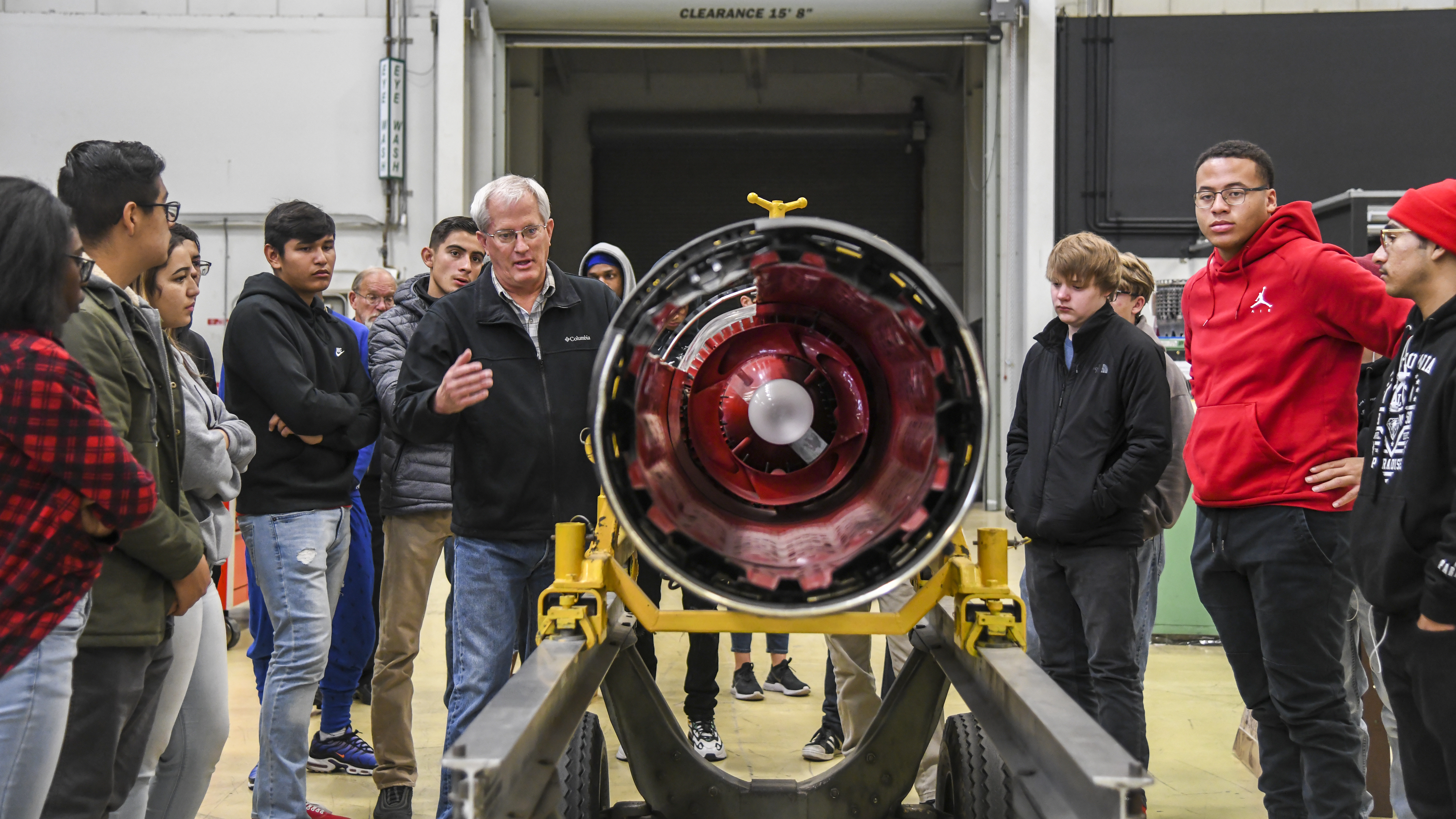 Investing in the future 412th MXS hosts high school students on tour