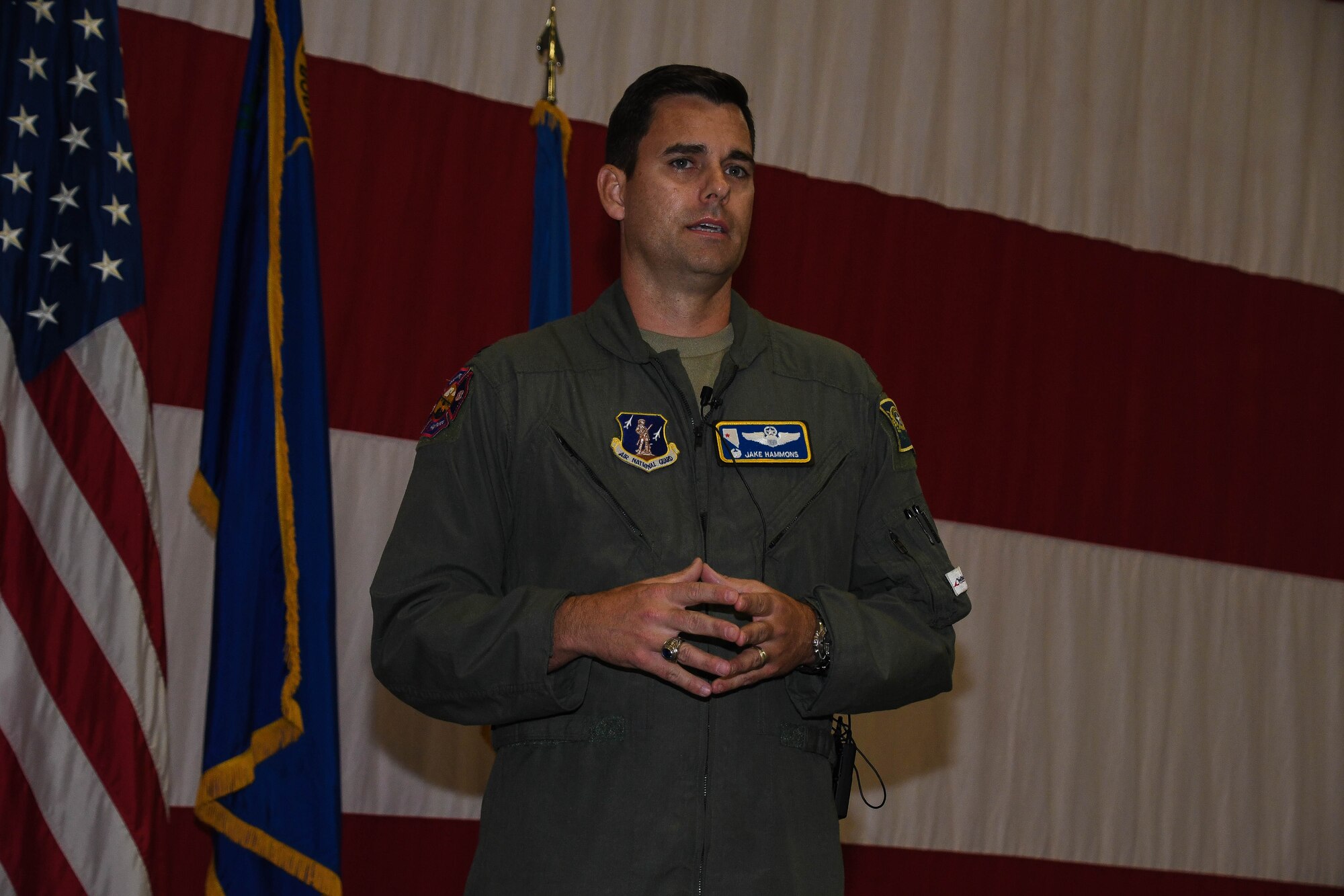 Hammons' first commander's call