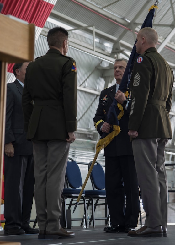 The Utah National Guard hosted a change-of-command and retirement ceremony for its top general officer and commander, the Adjutant General, Maj. Gen. Jeff Burton, at Roland R. Wright Air National Guard Base, Nov. 7, 2019.