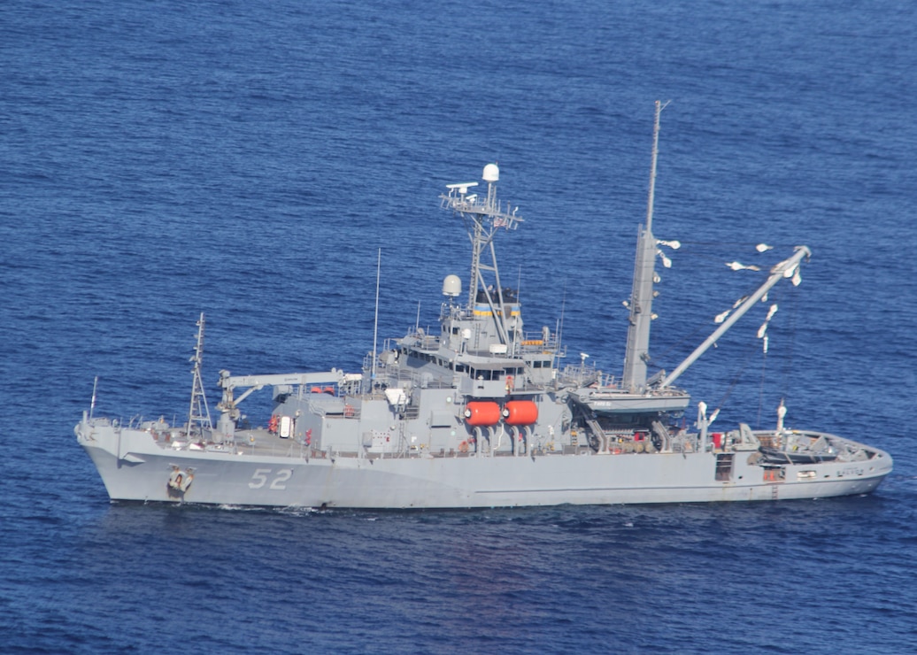 U.S. Navy file photo of the Military Sealift Command Safeguard-class salvage ship USNS Salvor (T-ARS 52).