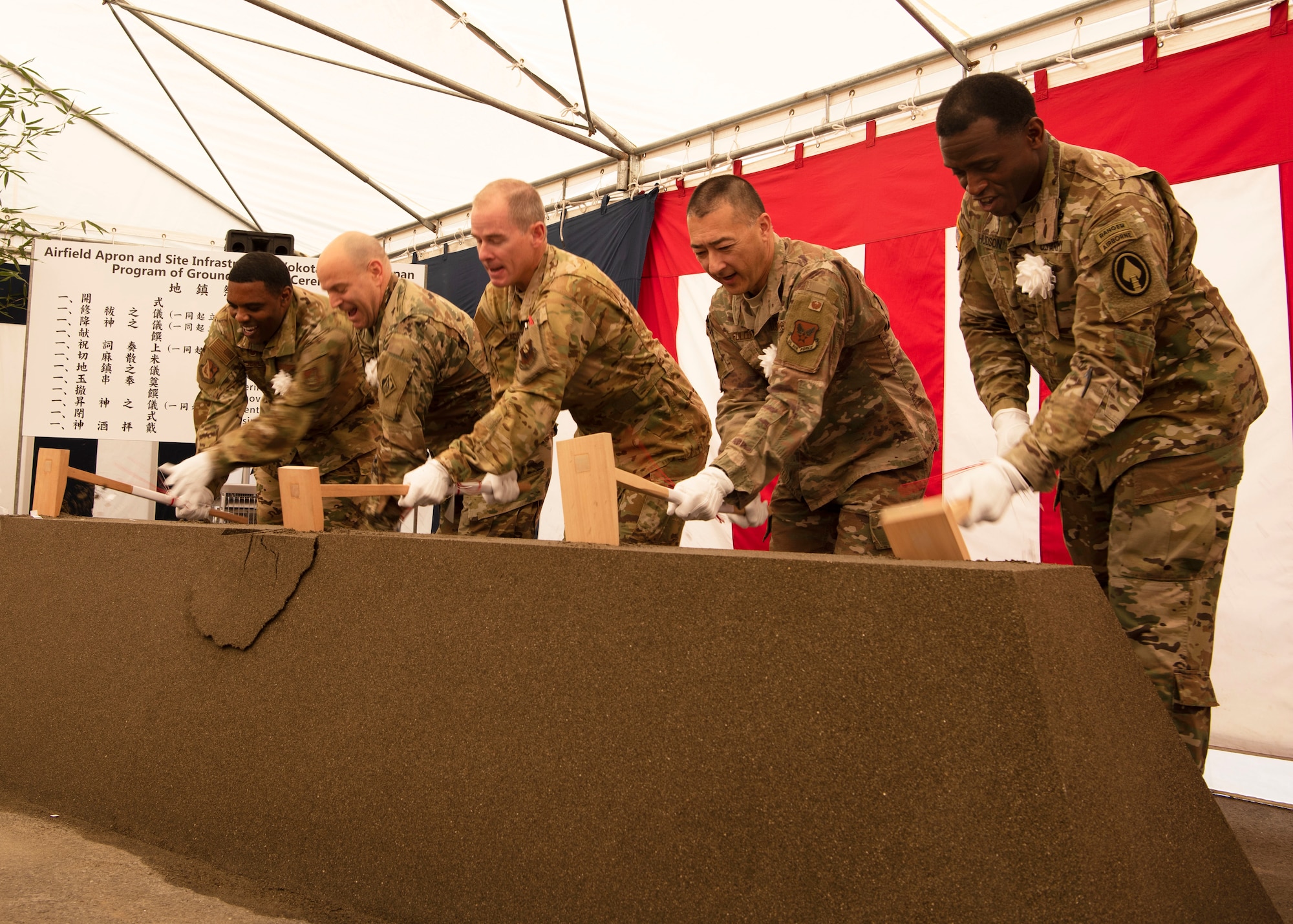 Yokota breaks ground for AFSOC Airfield Apron
