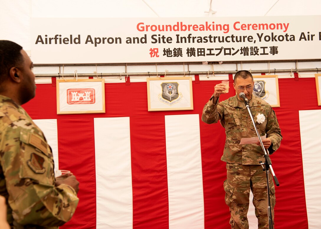 Yokota breaks ground for AFSOC Airfield Apron
