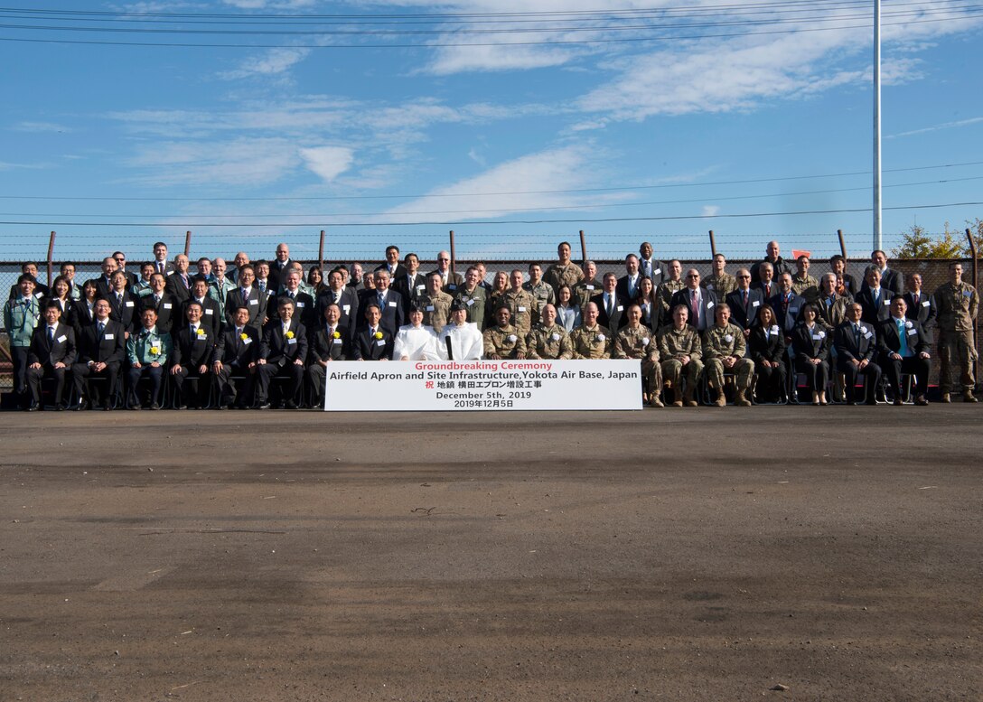 Yokota breaks ground for AFSOC Airfield Apron