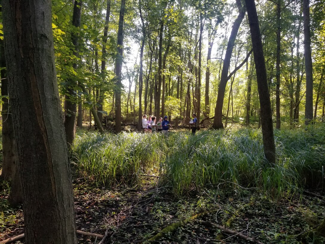 U.S. Army Corps of Engineers Buffalo District biologists recently taught D’Youville College students basic wetland delineation and fish population surveys as part of two separate labs for the D’Youville BIO 189-A Great Lakes laboratory course.